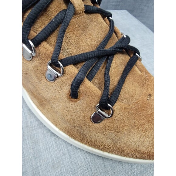 BALLY AVYD TOBACCO Suede BLACK Leather LOGO Top SNEAKERS Men's 12 US, ITALY - Picture 14 of 16